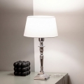 BRILAGI - Lampe de table CERIA 1xE27/60W/230V Ø 25 cm argenté/blanc