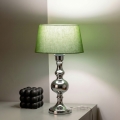 BRILAGI - Lampe de table CERIA 1xE27/60W/230V Ø 25 cm chrome brillant/vert