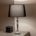 BRILAGI - Lampe de table CERIA 1xE27/60W/230V Ø 30 cm argentée/noire