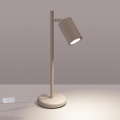 Brilagi - Lampe de table CRESTO 1xGU10/10W/230V taupe