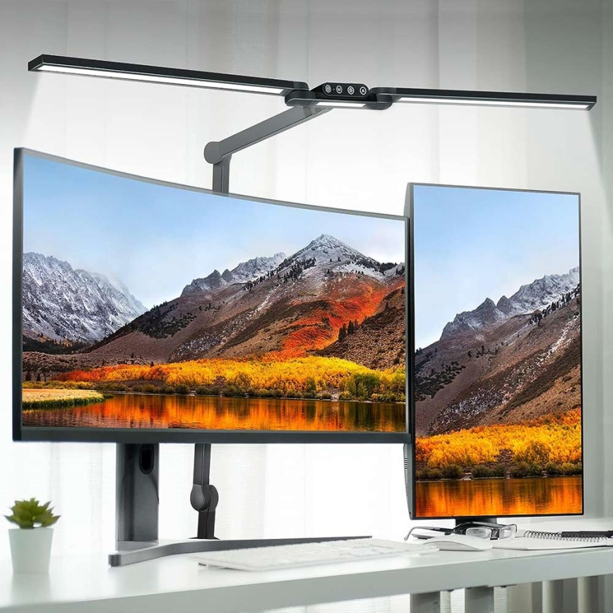 Brilagi - Lampe de table flexible tactile à intensité variable VARIO LED/24W/230V 3000-6500K IRC 92 noir