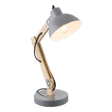 Brilagi - Lampe de table FOCUS 1xE27/40W/230V grise