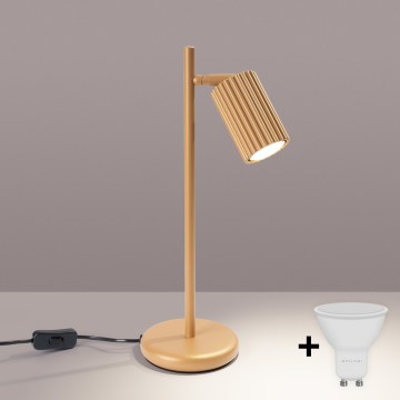 Brilagi - Lampe de table LED CRESTO 1xGU10/10W/230V dorée