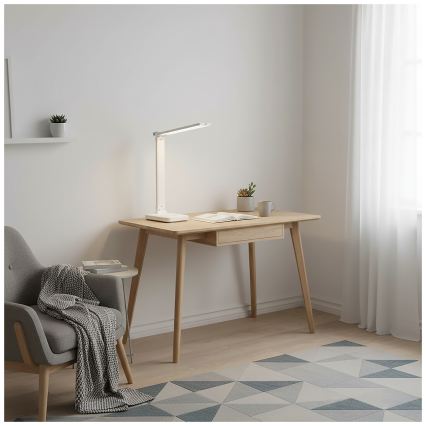 Brilagi - Lampe de table LED dimmable MODO DUO LED/8W/5V 3000/4000/6500K blanche
