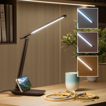Brilagi - Lampe de table LED dimmable MODO LED/7W/230V 3000/4000/6500K marron