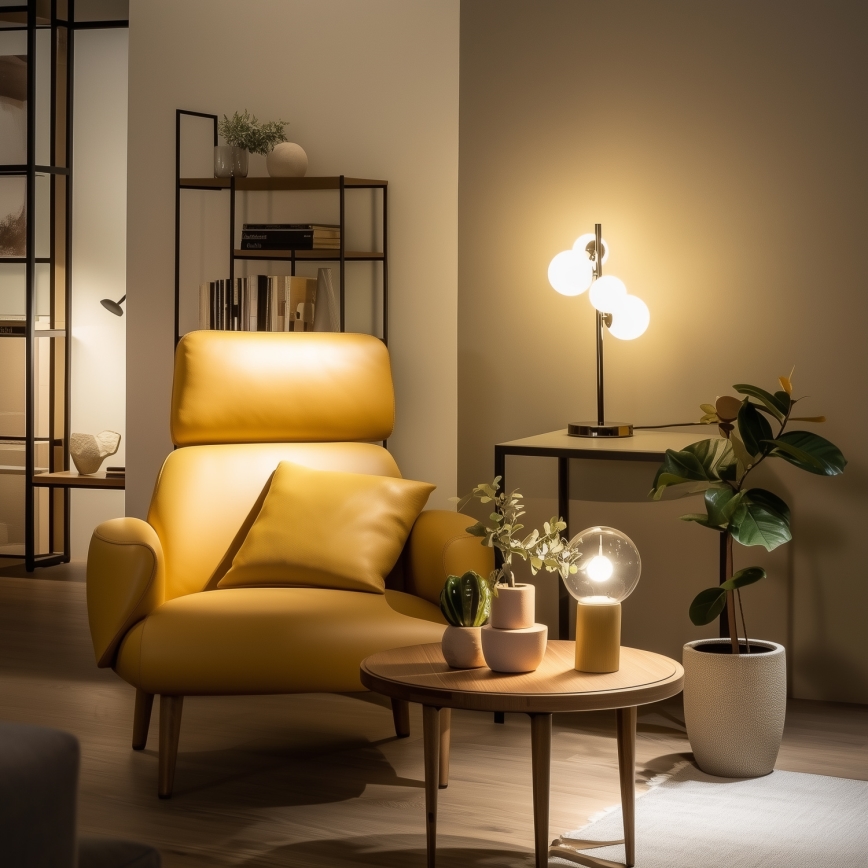 Brilagi - Lampe de table LED MILLA 4xG9/3W/230V chrome brillant/blanc