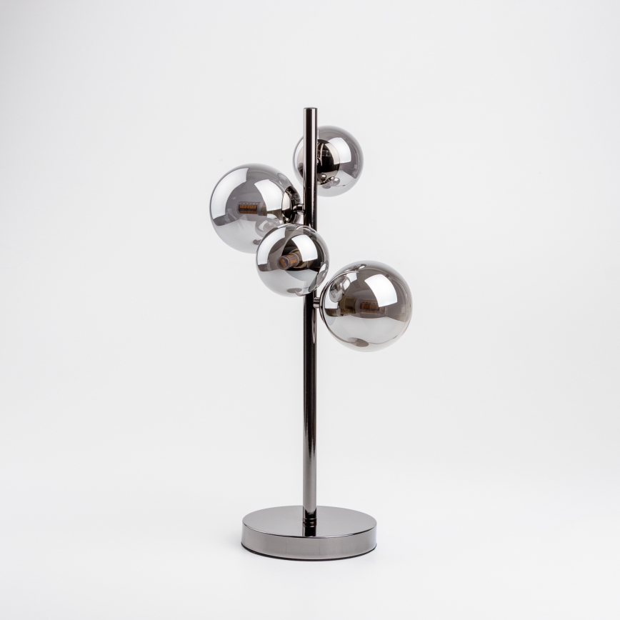 Brilagi - Lampe de table LED MILLA 4xG9/3W/230V chrome brillant/fumé