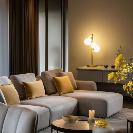 Brilagi - Lampe de table LED MILLA 4xG9/3W/230V doré/blanc