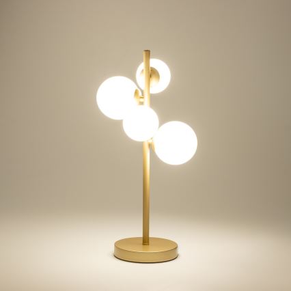 Brilagi - Lampe de table LED MILLA 4xG9/3W/230V doré/blanc