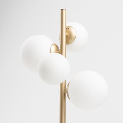 Brilagi - Lampe de table LED MILLA 4xG9/3W/230V doré/blanc