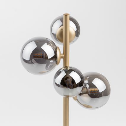 Brilagi - Lampe de table LED MILLA 4xG9/3W/230V doré/fumé