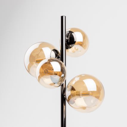 Brilagi - Lampe de table LED MILLA 4xG9/3W/230V noir chromé/doré