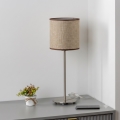 Brilagi - Lampe de table LED NUBILA 1xE27/60W/230V brune