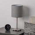 Brilagi - Lampe de table LED NUBILA 1xE27/60W/230V gris clair
