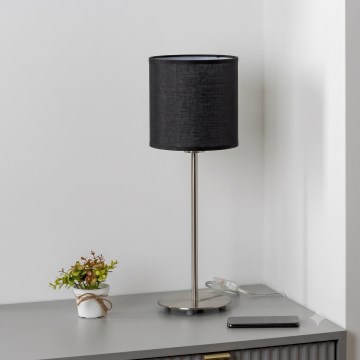 Brilagi - Lampe de table LED NUBILA 1xE27/60W/230V noire