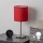 Brilagi - Lampe de table LED NUBILA 1xE27/60W/230V rouge