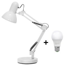 Brilagi - Lampe de table LED ROMERO 1xE27/10W/230V blanche