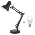 Brilagi - Lampe de table LED ROMERO 1xE27/10W/230V noire