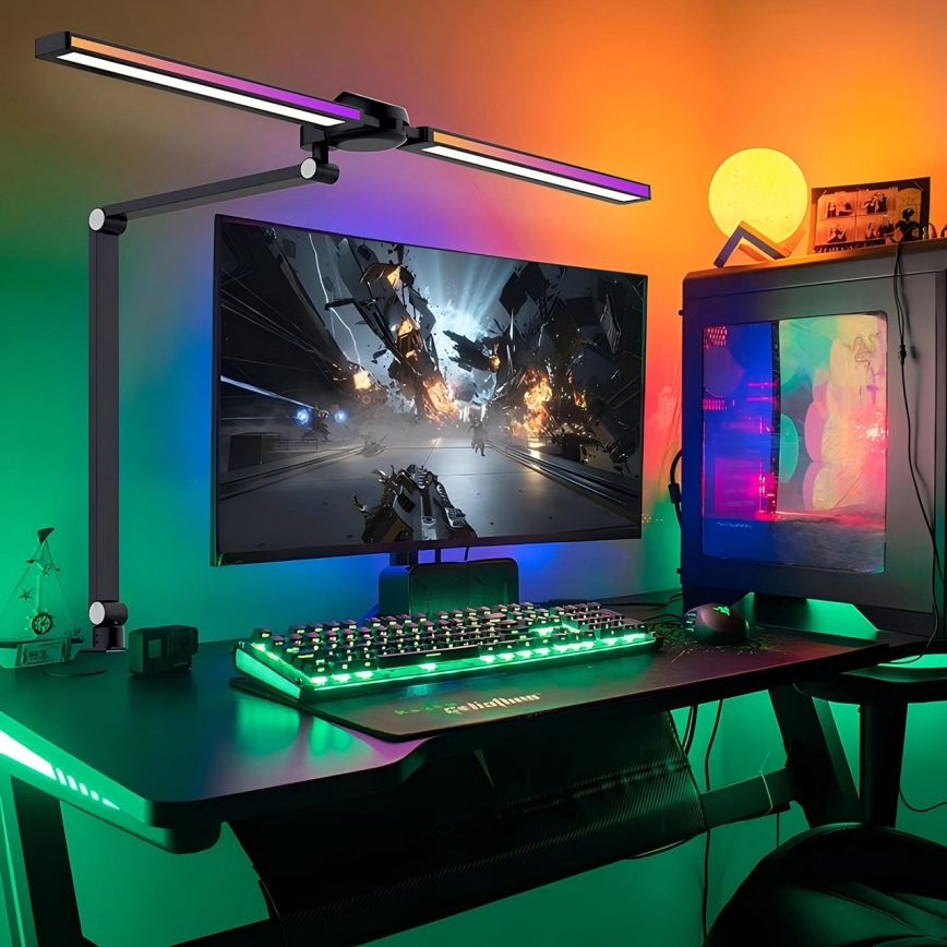 Brilagi - Lampe de bureau tactile dimmable à pince LED RGB VARIO LED/18W/230V 3000-6500K IRC 96