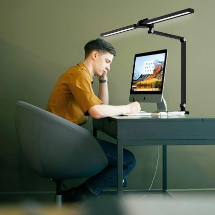 Brilagi - Lampe de bureau tactile dimmable à pince LED RGB VARIO LED/18W/230V 3000-6500K IRC 96