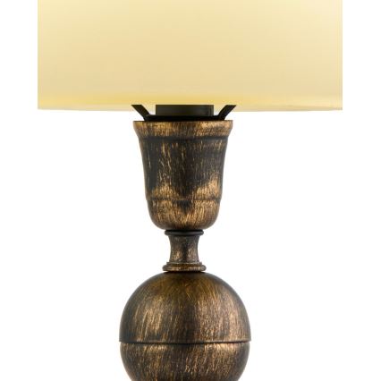 Brilagi - Lampe de table MOLLERO 1xE14/11W/230V bronze/patiné