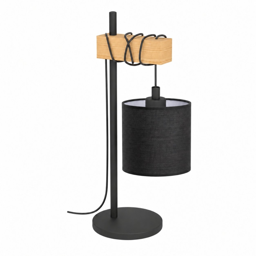 BRILAGI - Lampe de table NUBILA 1xE27/40W/230V brun/noir