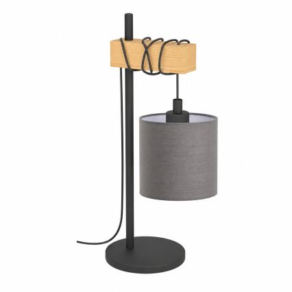BRILAGI - Lampe de table NUBILA 1xE27/40W/230V marron/noir/anthracite