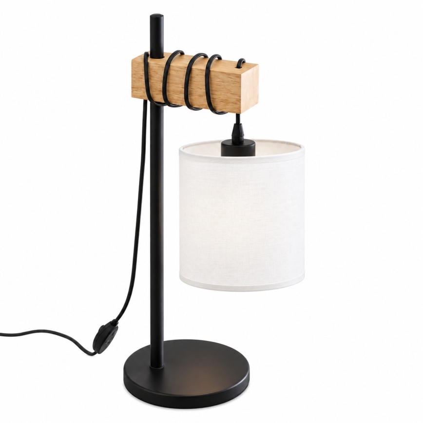 BRILAGI - Lampe de table NUBILA 1xE27/40W/230V marron/noir/blanc