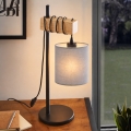 BRILAGI - Lampe de table NUBILA 1xE27/40W/230V marron/noir/gris clair