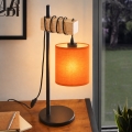 BRILAGI - Lampe de table NUBILA 1xE27/40W/230V marron/noir/orange