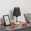 Brilagi - Lampe de table NUBILA WOOD 1xE27/25W/230V chêne/noir