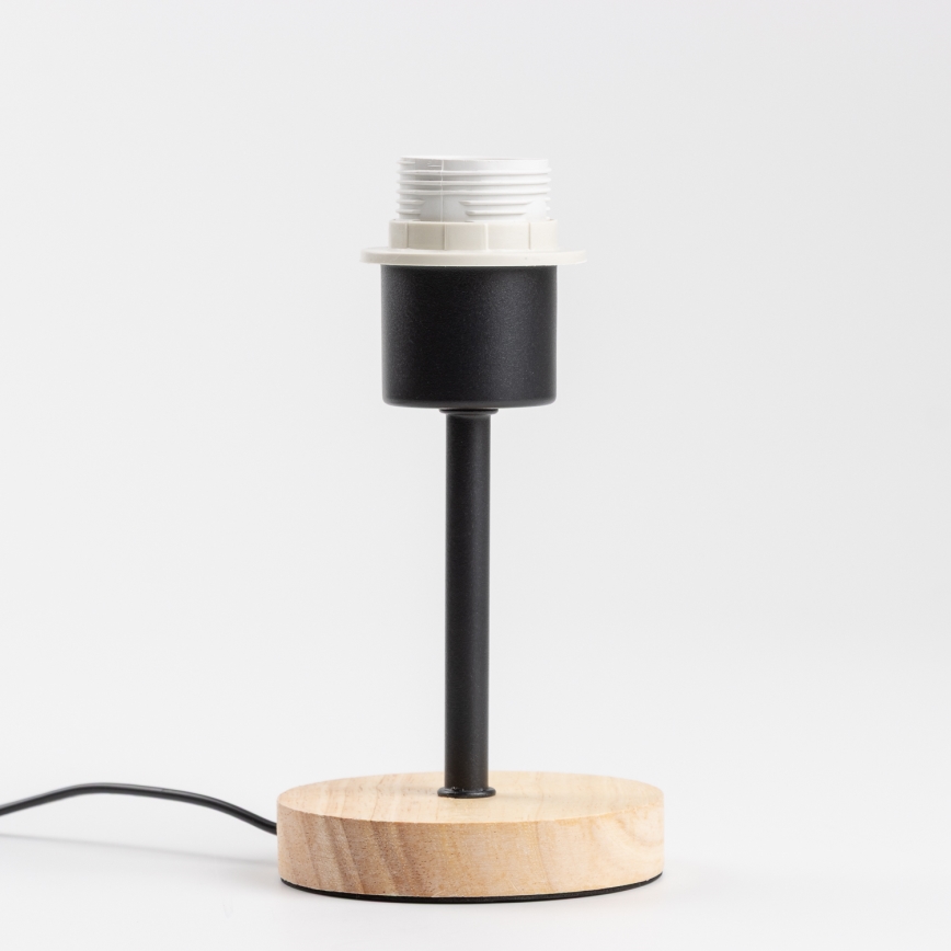 Brilagi - Lampe de table NUBILA WOOD 1xE27/25W/230V chêne/rouge