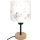 Brilagi - Lampe de table pour enfants BOBO WOOD 1xE27/25W/230V chêne/noir/crème/lapins