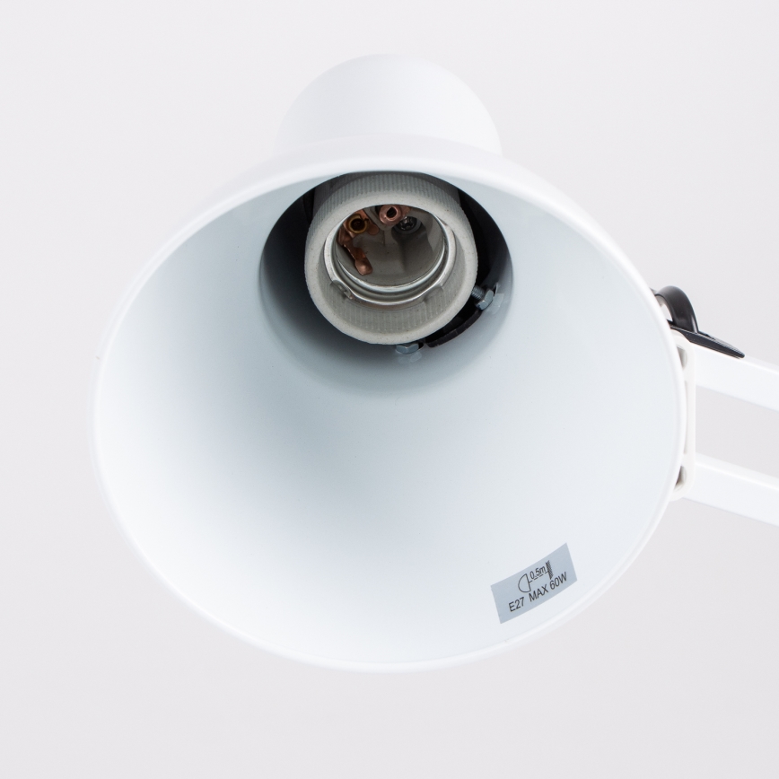 Brilagi - Lampe de table ROMERO 1xE27/60W/230V blanche