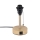 Brilagi - Lampe de table TABLON avec port USB 1xE27/25W/230V chêne/beige