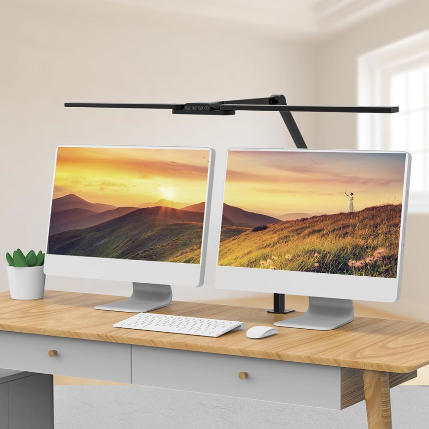 Brilagi - Lampe de table flexible tactile à intensité variable VARIO LED/24W/230V 3000-6500K IRC 92 noir