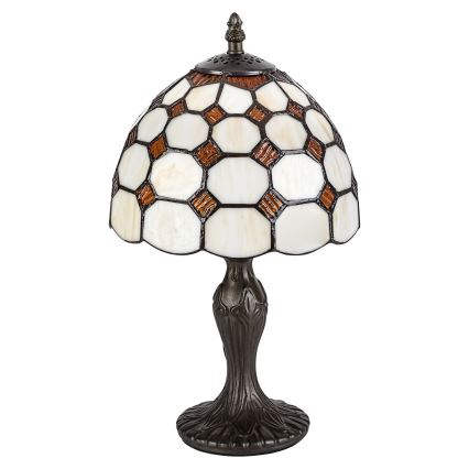 Brilagi - Lampe de table Tiffany en vitrail DORAN 1xE14/40W/230V
