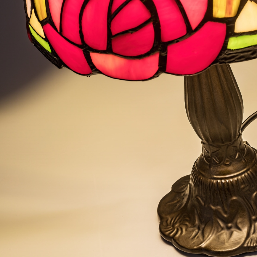 Brilagi - Lampe de table Tiffany en vitrail GARLAN 1xE14/40W/230V