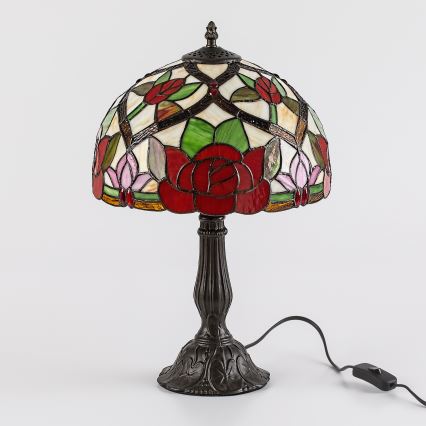 Brilagi - Lampe de table Tiffany en vitrail GARLAN 1xE27/40W/230V