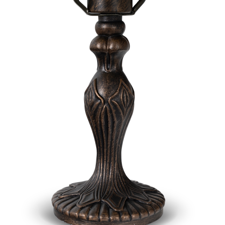 Brilagi - Lampe de table Tiffany en vitrail IVOIRE 1xE27/60W/230V