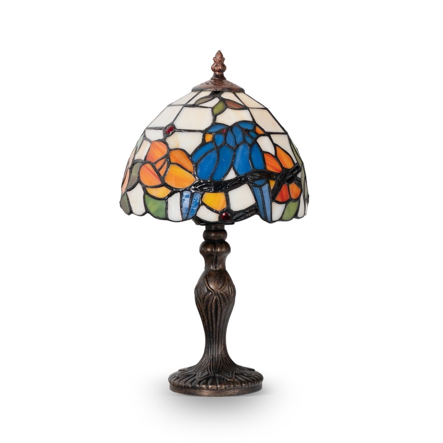 Brilagi - Lampe de table Tiffany en vitrail JUNGLE 1xE27/60W/230V