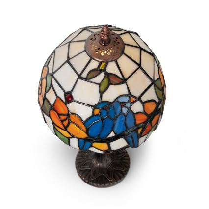 Brilagi - Lampe de table Tiffany en vitrail JUNGLE 1xE27/60W/230V