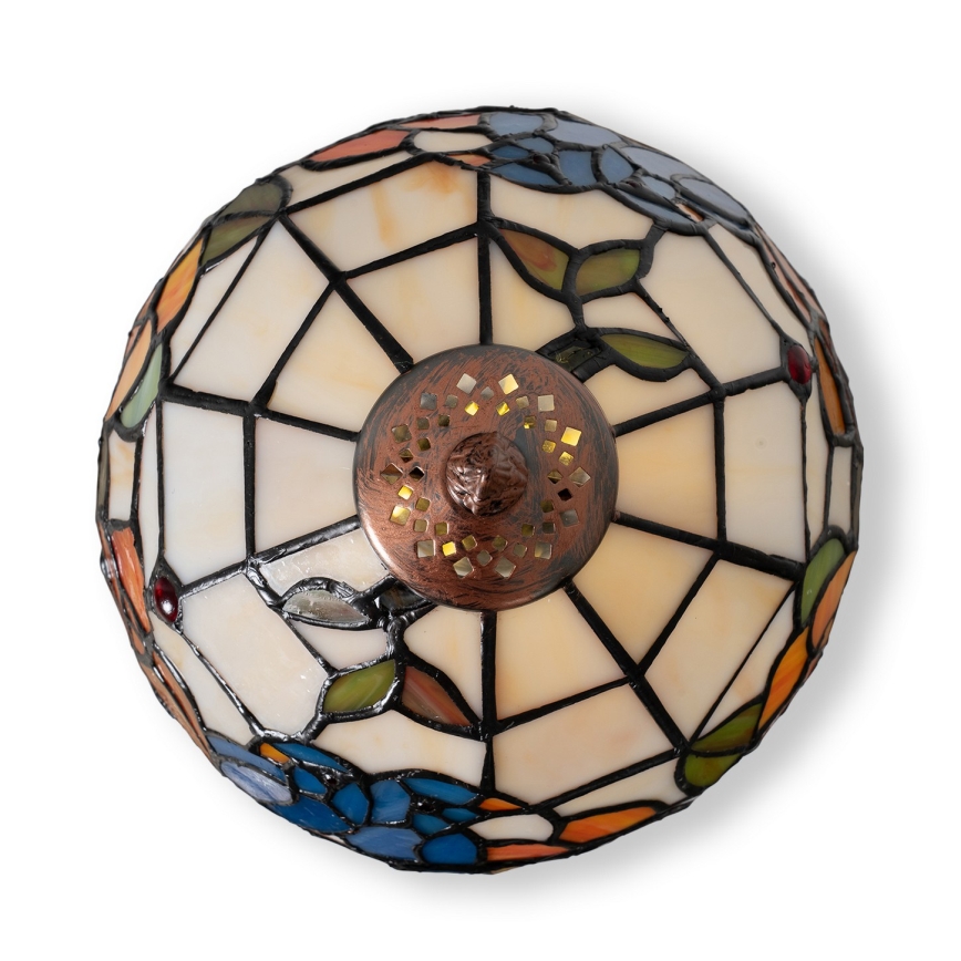 Brilagi - Lampe de table Tiffany en vitrail JUNGLE 1xE27/60W/230V