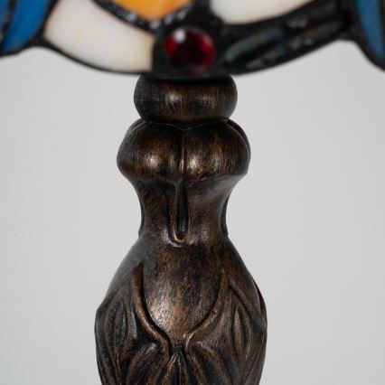 Brilagi - Lampe de table Tiffany en vitrail JUNGLE 1xE27/60W/230V