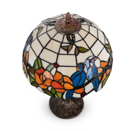 Brilagi - lampe de table Tiffany en vitrail JUNGLE 1xE27/60W/230V