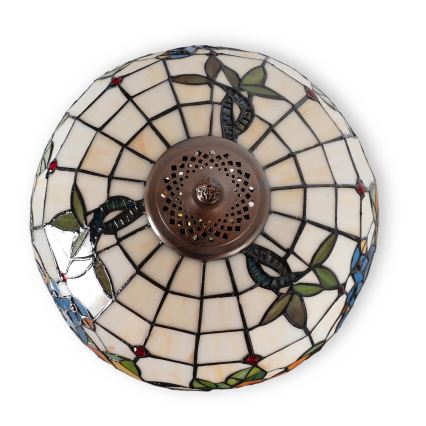 Brilagi - lampe de table Tiffany en vitrail JUNGLE 1xE27/60W/230V