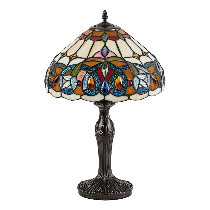 Brilagi - lampe de table Tiffany en vitrail LUISA 1xE27/40W/230V