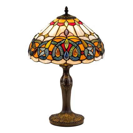 Brilagi - lampe de table Tiffany en vitrail LUISA 1xE27/40W/230V