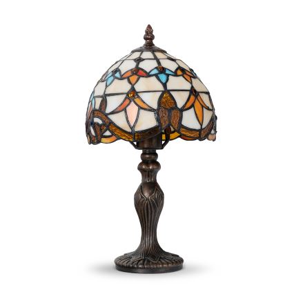 Brilagi - Lampe de table Tiffany en vitrail MIRABELLA 1xE27/60W/230V