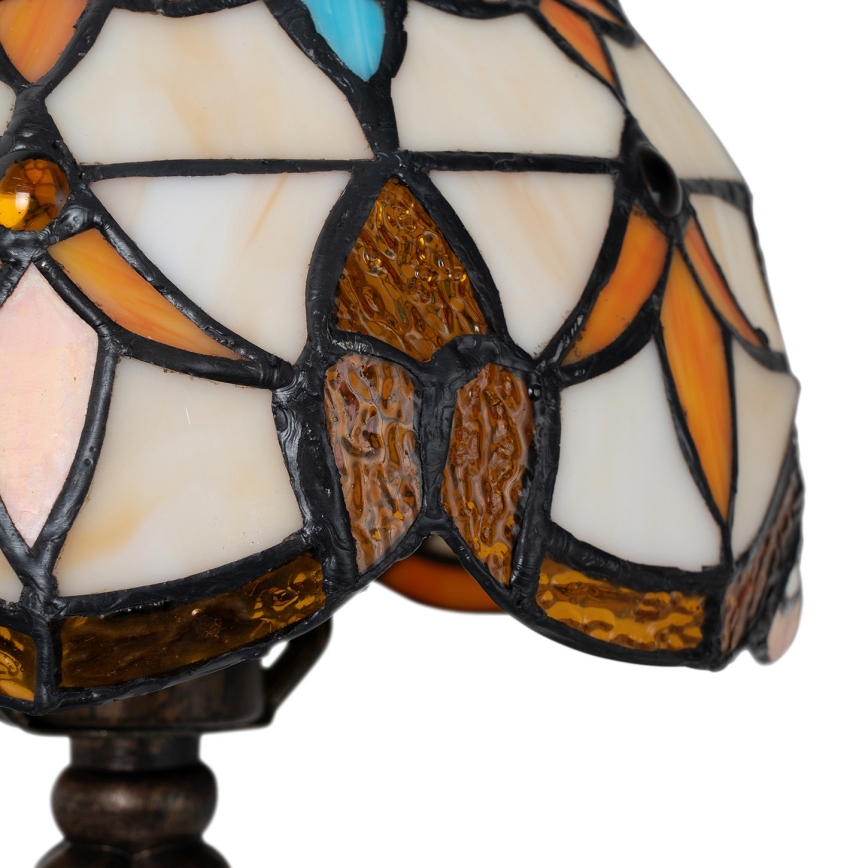 Brilagi - Lampe de table Tiffany en vitrail MIRABELLA 1xE27/60W/230V